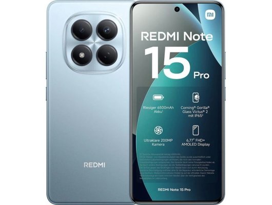 Смартфон Xiaomi Redmi Note 15 Pro 8/256Gb Blue